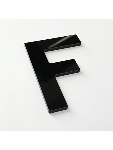 F - 4D Number Plate Digit 3mm (Car)