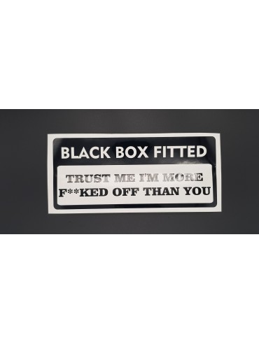 Black Box Sticker F**ked off 2 Black Box Sticker F**ked off 2