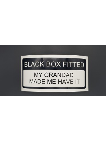 Black Box Sticker Grandad made me Black Box Sticker Grandad made me