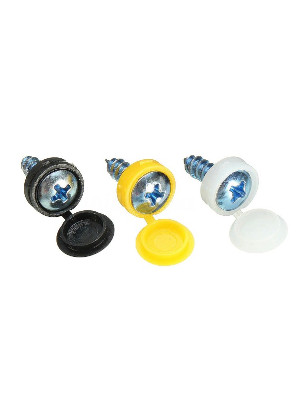 Number plate fixing screws